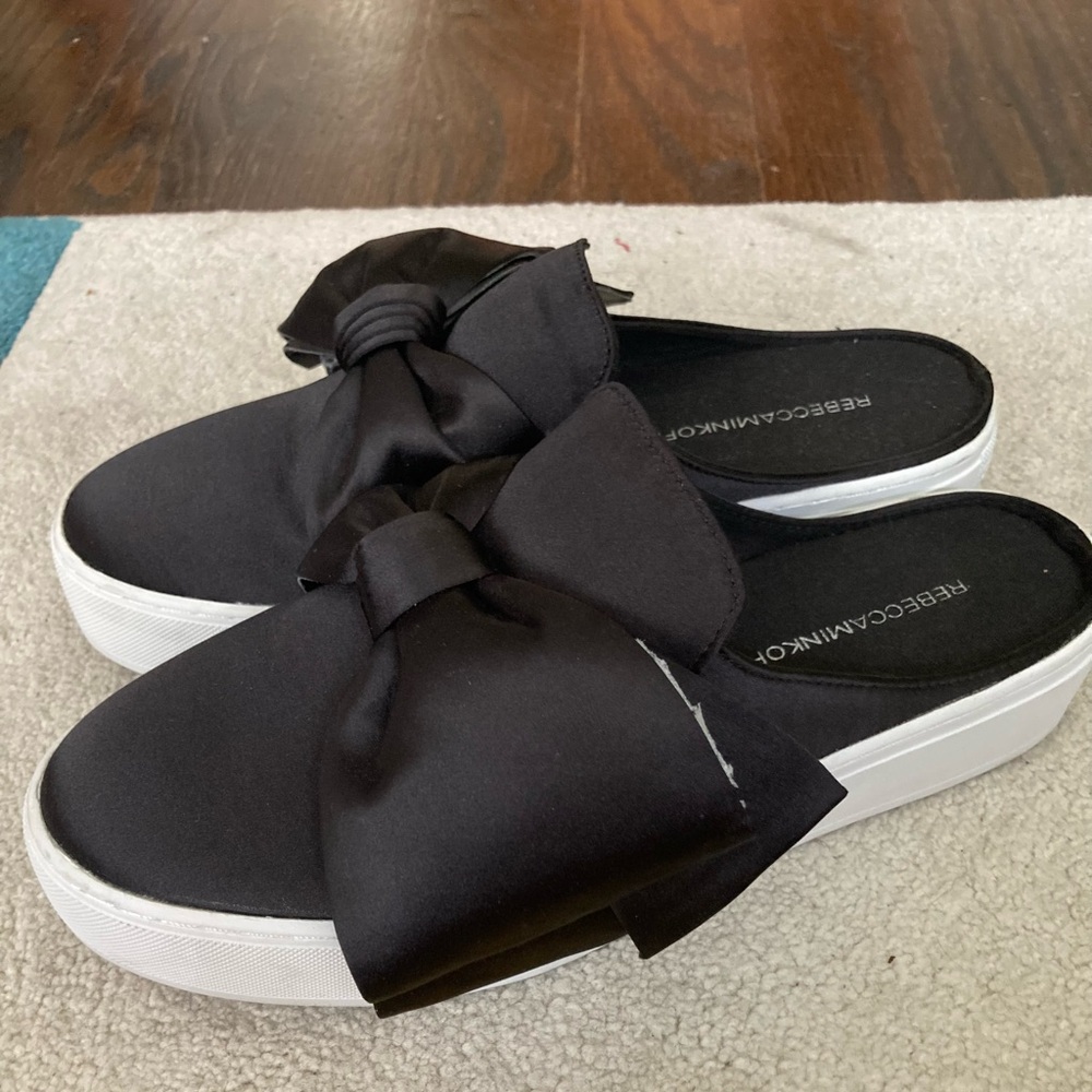 Rebecca Minkoff flatform mules
